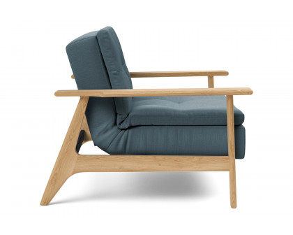 Innovation Living Dublexo Frej Chair Oak - 573 Vivus Dusty Blue