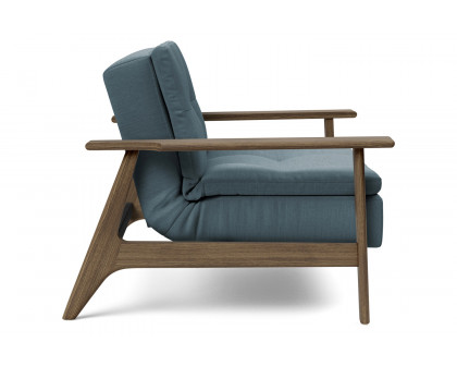 Innovation Living Dublexo Frej Chair Smoked Oak - 573 Vivus Dusty Blue