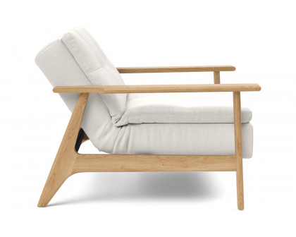 Innovation Living Dublexo Frej Chair Oak - 574 Vivus Dusty Off White