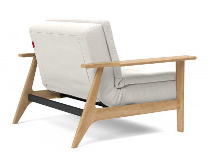 Innovation Living Dublexo Frej Chair Oak - 574 Vivus Dusty Off White