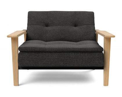 Innovation Living Dublexo Frej Chair Oak - 577 Kenya Dark Gray