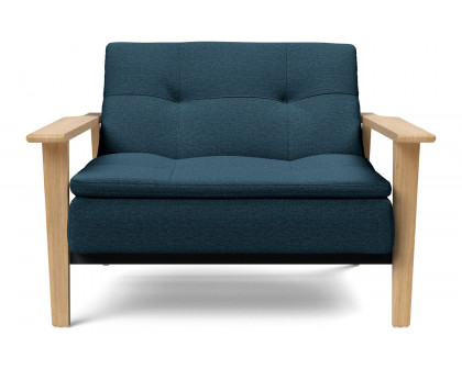 Innovation Living Dublexo Frej Chair Oak - 580 Argus Navy Blue