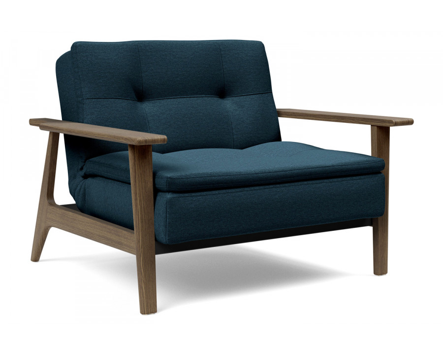 Innovation Living Dublexo Frej Chair Smoked Oak - 580 Argus Navy Blue