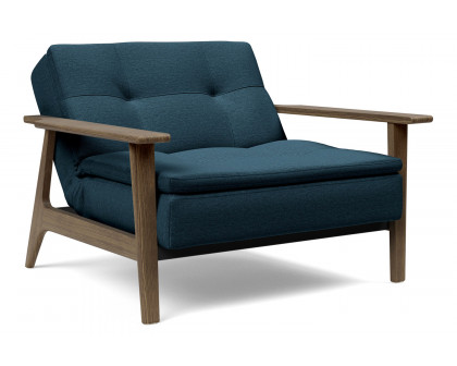 Innovation Living Dublexo Frej Chair Smoked Oak - 580 Argus Navy Blue