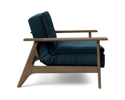 Innovation Living Dublexo Frej Chair Smoked Oak - 580 Argus Navy Blue