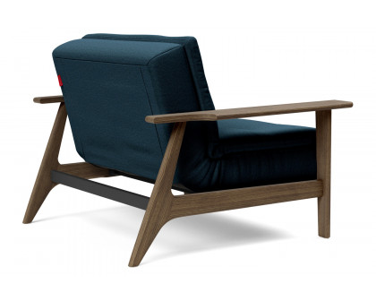 Innovation Living Dublexo Frej Chair Smoked Oak - 580 Argus Navy Blue