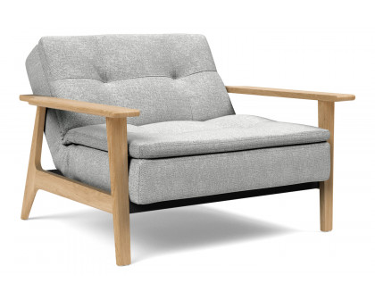 Innovation Living Dublexo Frej Chair Oak - 590 Micro Check Gray