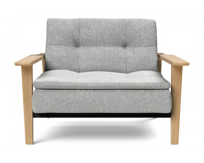 Innovation Living Dublexo Frej Chair Oak - 590 Micro Check Gray