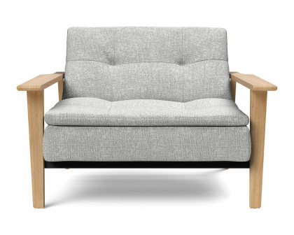 Innovation Living Dublexo Frej Chair Oak - 590 Micro Check Gray