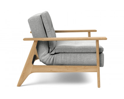 Innovation Living Dublexo Frej Chair Oak - 590 Micro Check Gray