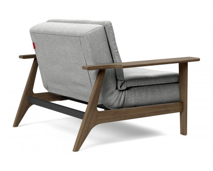 Innovation Living Dublexo Frej Chair Smoked Oak - 590 Micro Check Gray