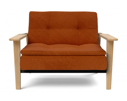 Innovation Living Dublexo Frej Chair Oak - 595 Corduroy Burnt Orange