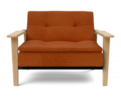 Innovation Living Dublexo Frej Chair Oak - 595 Corduroy Burnt Orange