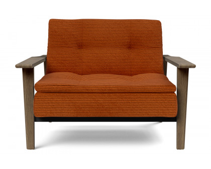 Innovation Living Dublexo Frej Chair Smoked Oak - 595 Corduroy Burnt Orange