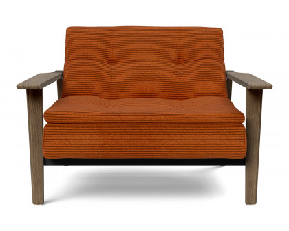 Innovation Living Dublexo Frej Chair Smoked Oak - 595 Corduroy Burnt Orange