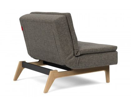 Innovation Living Dublexo Eik Chair Oak - 216 Flashtex Dark Gray