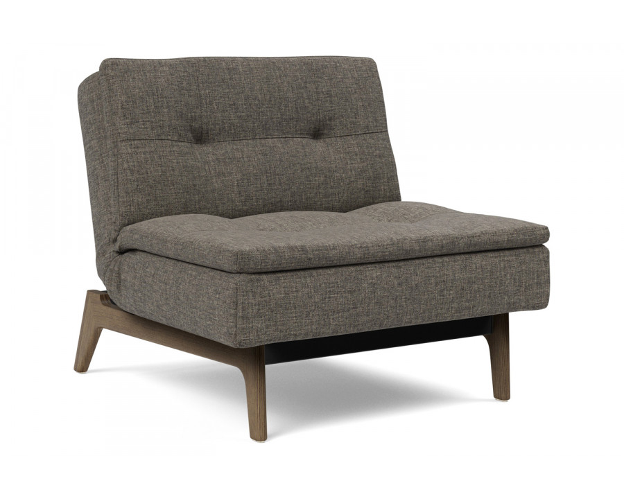 Innovation Living Dublexo Eik Chair Smoked Oak - 216 Flashtex Dark Gray