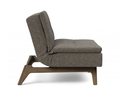 Innovation Living Dublexo Eik Chair Smoked Oak - 216 Flashtex Dark Gray