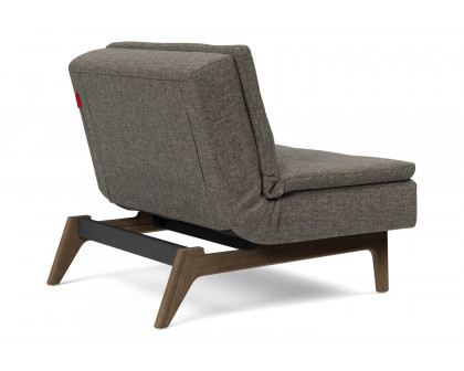 Innovation Living Dublexo Eik Chair Smoked Oak - 216 Flashtex Dark Gray