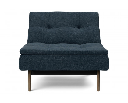 Innovation Living Dublexo Eik Chair Smoked Oak - 515 Nist Blue