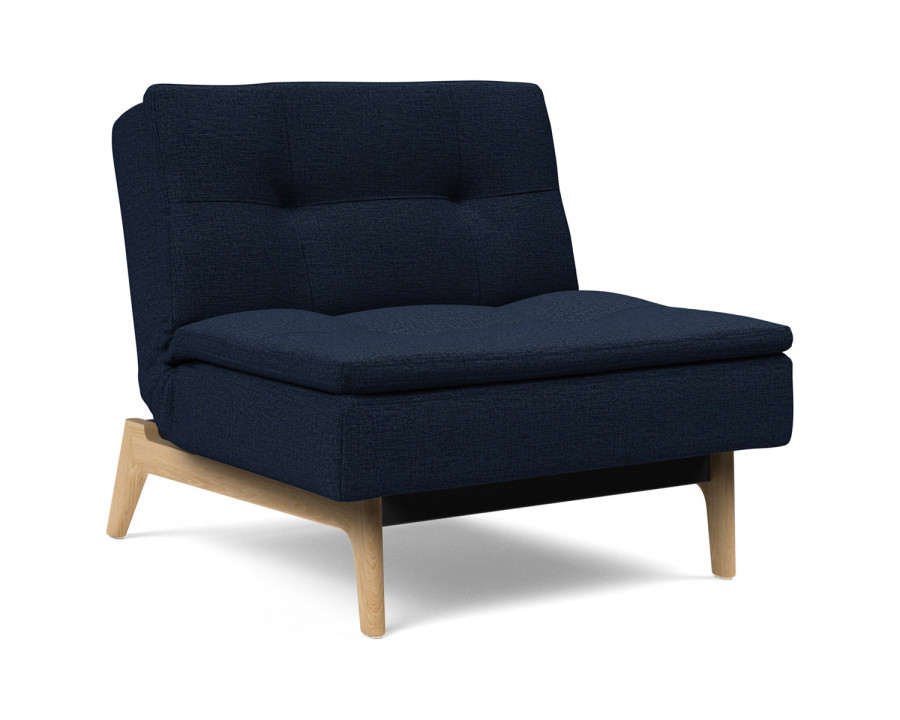 Innovation Living Dublexo Eik Chair Oak - 528 Mixed Dance Blue