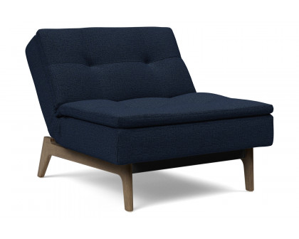 Innovation Living Dublexo Eik Chair Smoked Oak - 528 Mixed Dance Blue