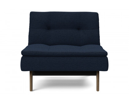 Innovation Living Dublexo Eik Chair Smoked Oak - 528 Mixed Dance Blue