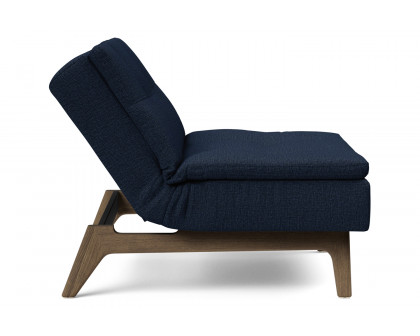 Innovation Living Dublexo Eik Chair Smoked Oak - 528 Mixed Dance Blue