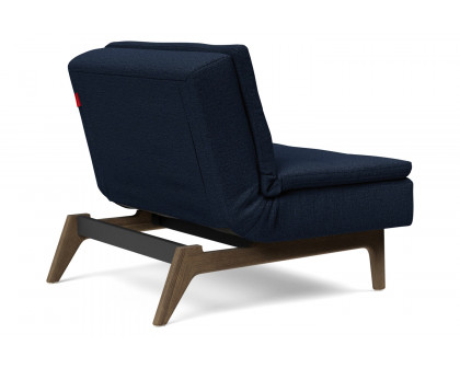 Innovation Living Dublexo Eik Chair Smoked Oak - 528 Mixed Dance Blue