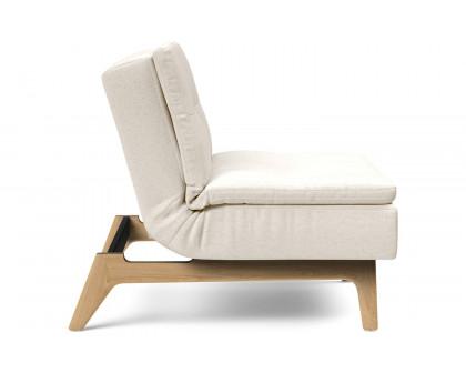 Innovation Living Dublexo Eik Chair Oak - 531 Bouclé Off White