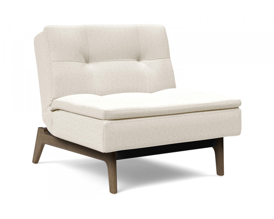 Innovation Living Dublexo Eik Chair Smoked Oak - 531 Bouclé Off White