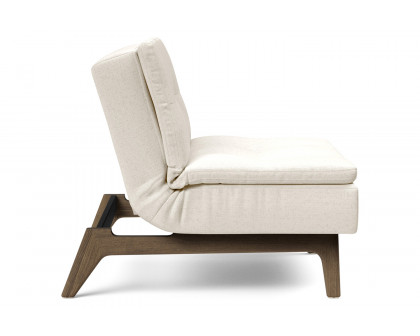 Innovation Living Dublexo Eik Chair Smoked Oak - 531 Bouclé Off White