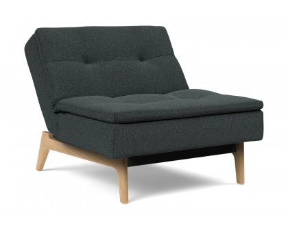 Innovation Living Dublexo Eik Chair Oak - 534 Bouclé Black Raven