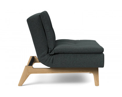 Innovation Living Dublexo Eik Chair Oak - 534 Bouclé Black Raven