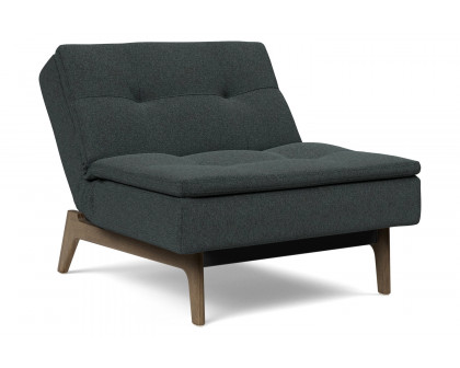 Innovation Living Dublexo Eik Chair Smoked Oak - 534 Bouclé Black Raven