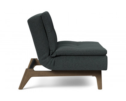 Innovation Living Dublexo Eik Chair Smoked Oak - 534 Bouclé Black Raven