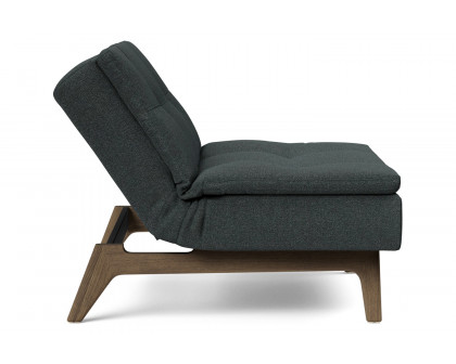 Innovation Living Dublexo Eik Chair Smoked Oak - 534 Bouclé Black Raven