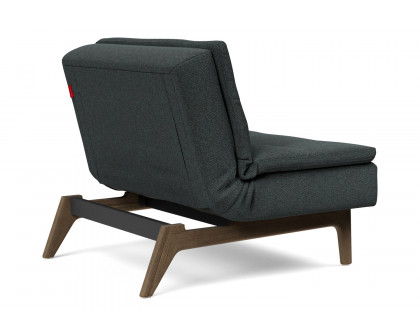 Innovation Living Dublexo Eik Chair Smoked Oak - 534 Bouclé Black Raven