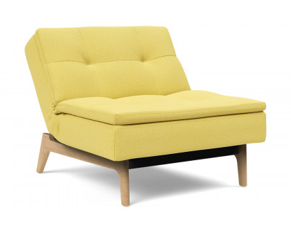 Innovation Living Dublexo Eik Chair Oak - 554 Soft Mustard Flower