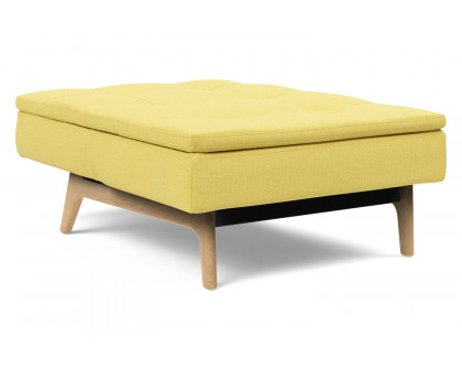 Innovation Living Dublexo Eik Chair Oak - 554 Soft Mustard Flower