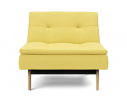 Innovation Living Dublexo Eik Chair Oak - 554 Soft Mustard Flower