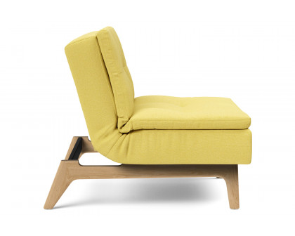 Innovation Living Dublexo Eik Chair Oak - 554 Soft Mustard Flower