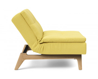 Innovation Living Dublexo Eik Chair Oak - 554 Soft Mustard Flower