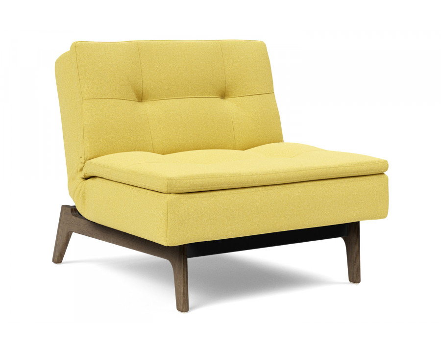 Innovation Living Dublexo Eik Chair Smoked Oak - 554 Soft Mustard Flower