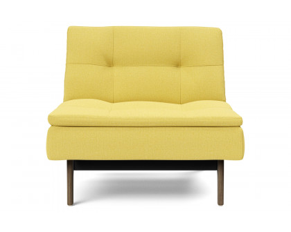 Innovation Living Dublexo Eik Chair Smoked Oak - 554 Soft Mustard Flower