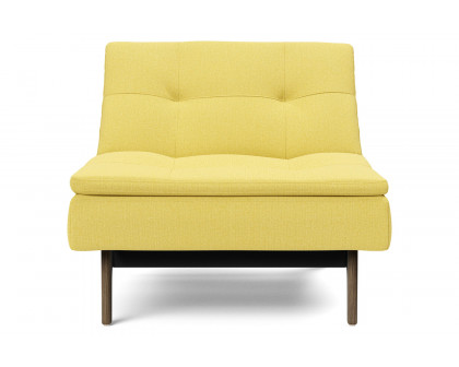 Innovation Living Dublexo Eik Chair Smoked Oak - 554 Soft Mustard Flower