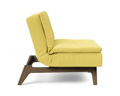 Innovation Living Dublexo Eik Chair Smoked Oak - 554 Soft Mustard Flower