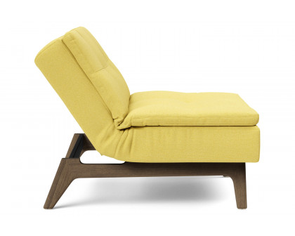 Innovation Living Dublexo Eik Chair Smoked Oak - 554 Soft Mustard Flower