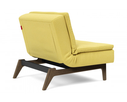 Innovation Living Dublexo Eik Chair Smoked Oak - 554 Soft Mustard Flower