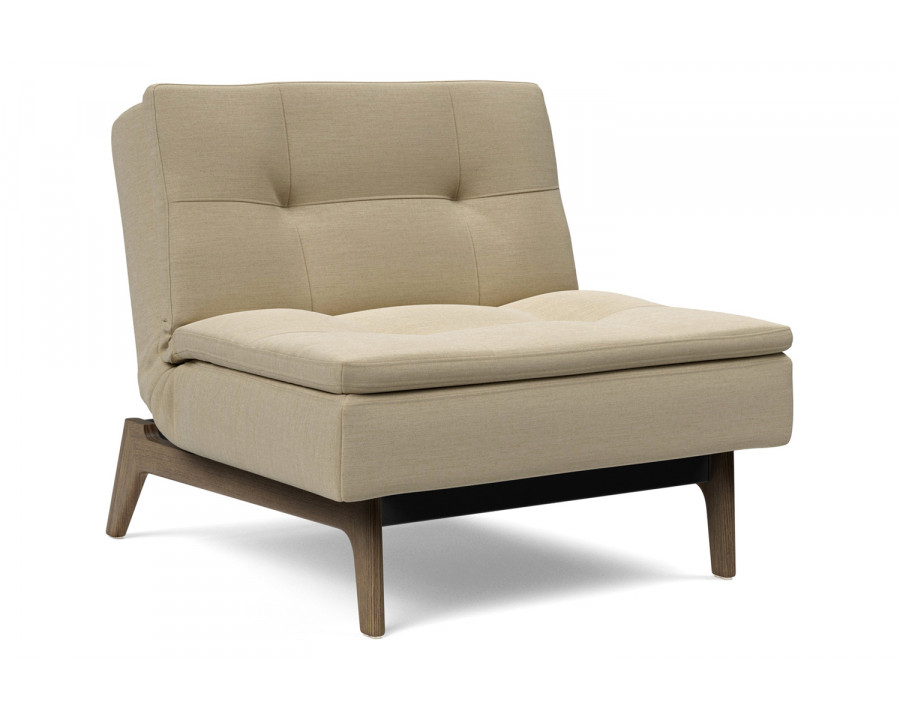 Innovation Living Dublexo Eik Chair Smoked Oak - 571 Vivus Dusty Sand